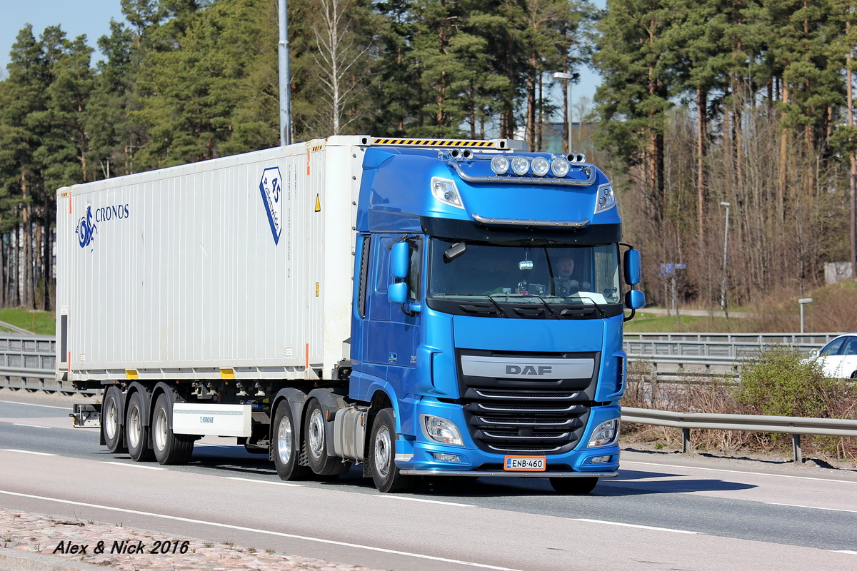 Финляндия, № ENB-460 — DAF XF Euro6 FTG