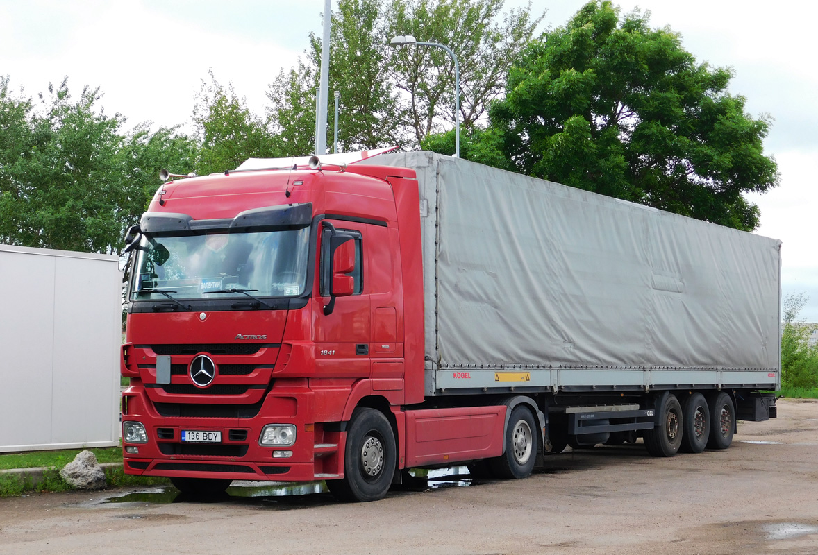 Эстония, № 136 BDY — Mercedes-Benz Actros ('2009) 1841