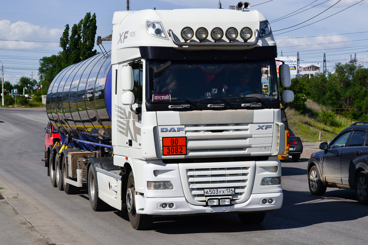 Волгоградская область, № А 503 УХ 134 — DAF XF105 FT