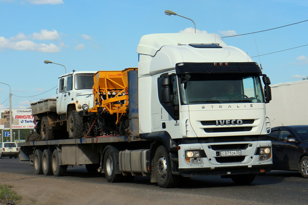 Омская область, № С 071 ОА 55 — IVECO Stralis ('2007) 450