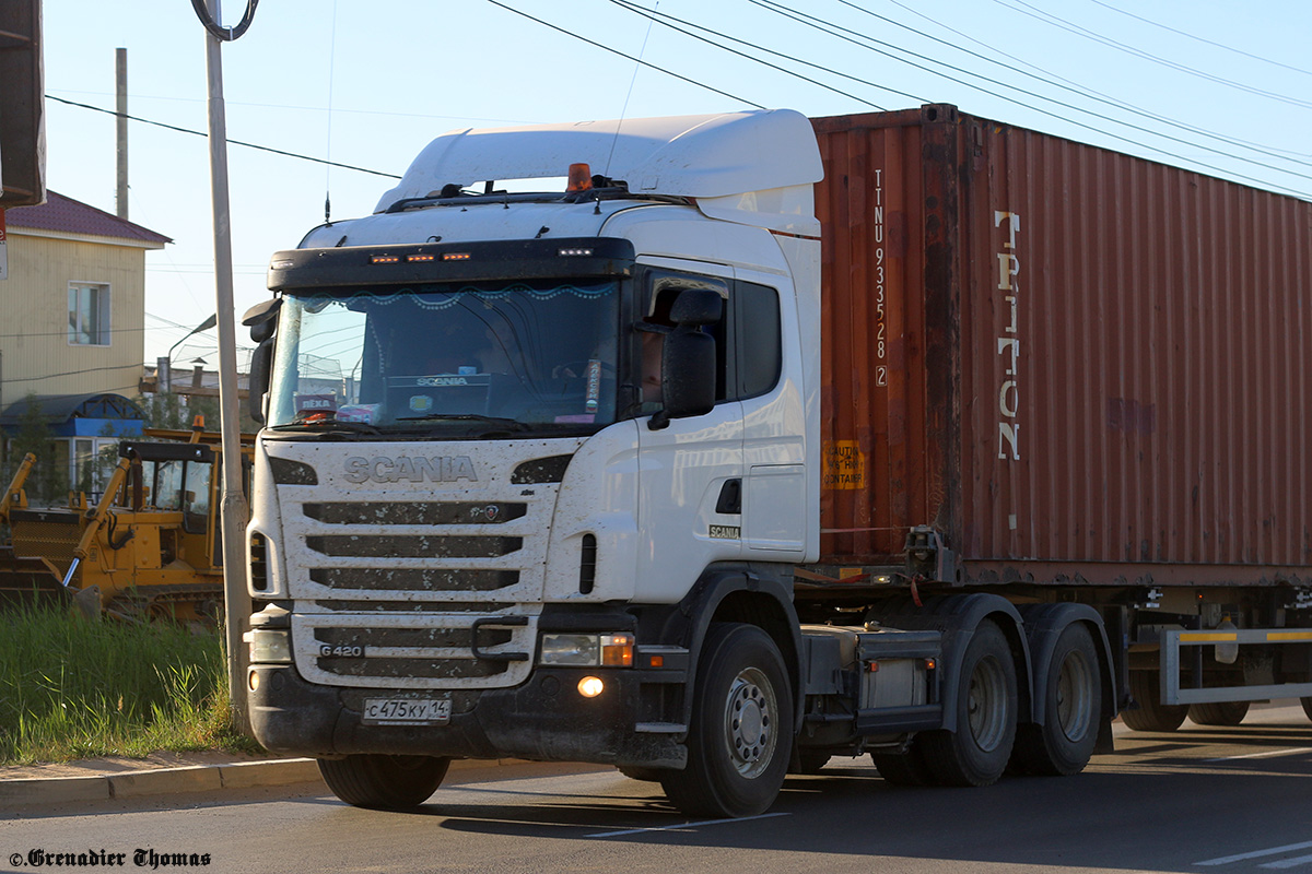 Саха (Якутия), № С 475 КУ 14 — Scania ('2009) G420