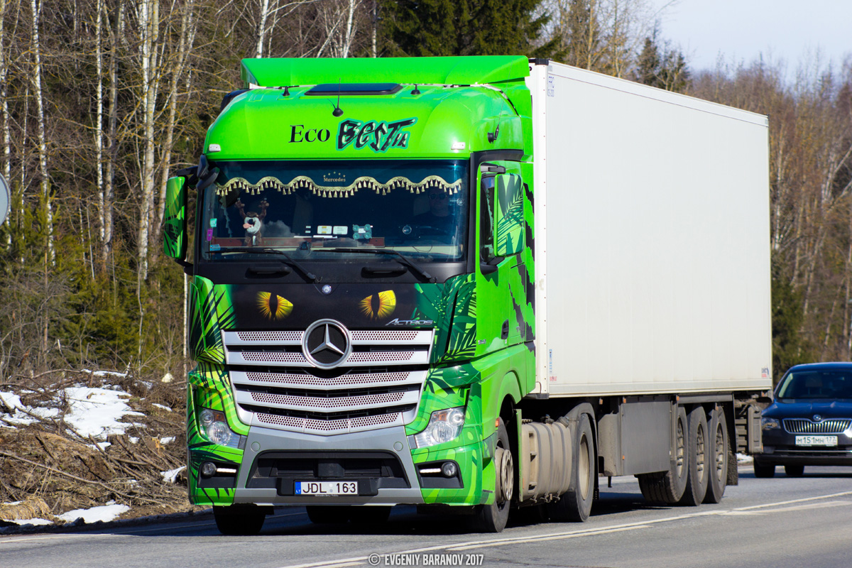 Литва, № JDL 163 — Mercedes-Benz Actros ('2011) 1845