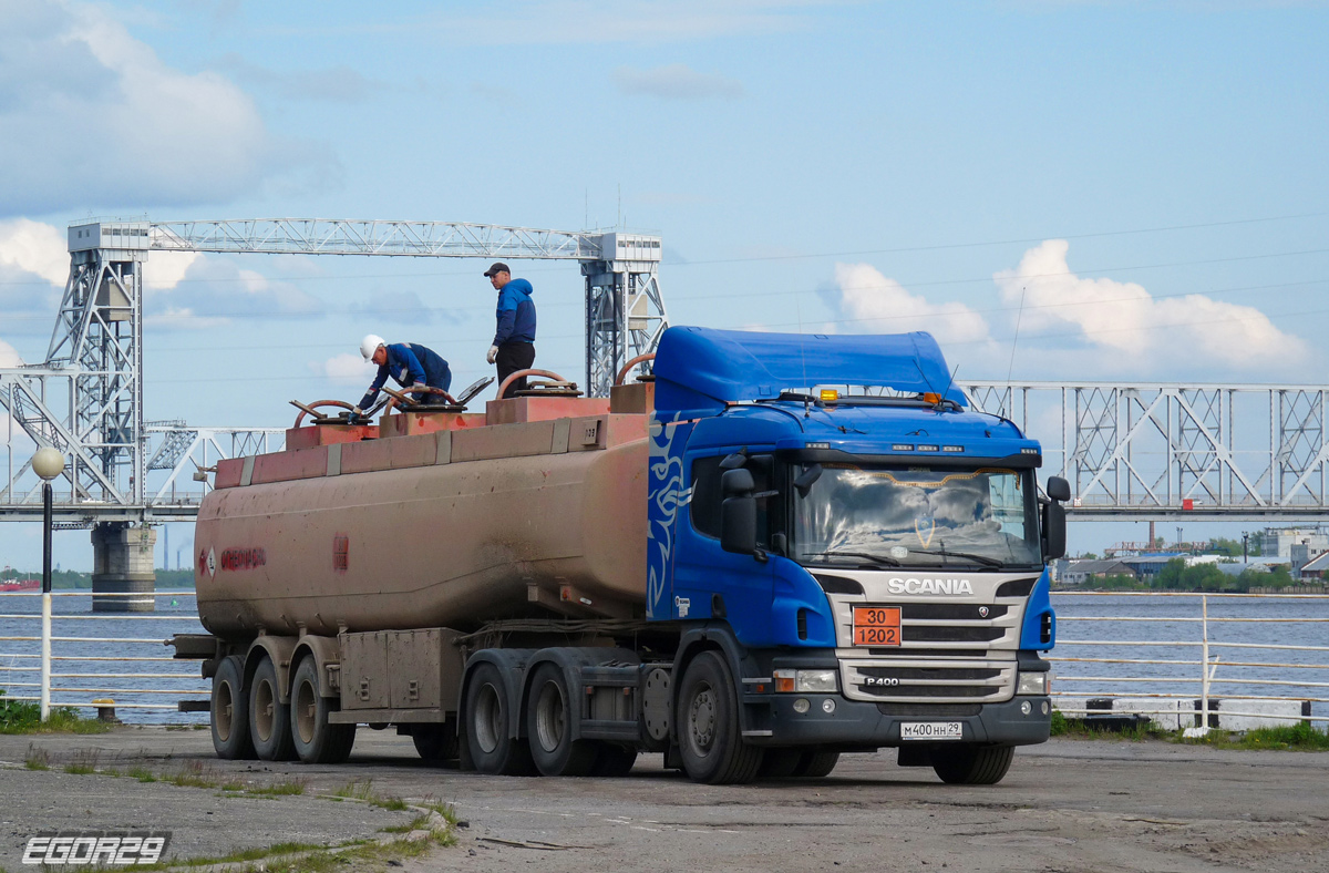 Архангельская область, № М 400 НН 29 — Scania ('2011) P400