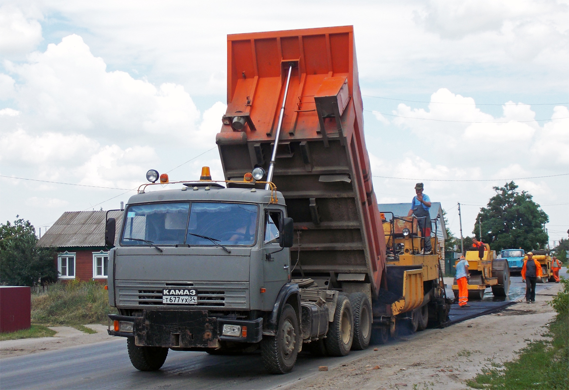 Волгоградская область, № Т 677 УХ 34 — КамАЗ-55111-02 [55111C]