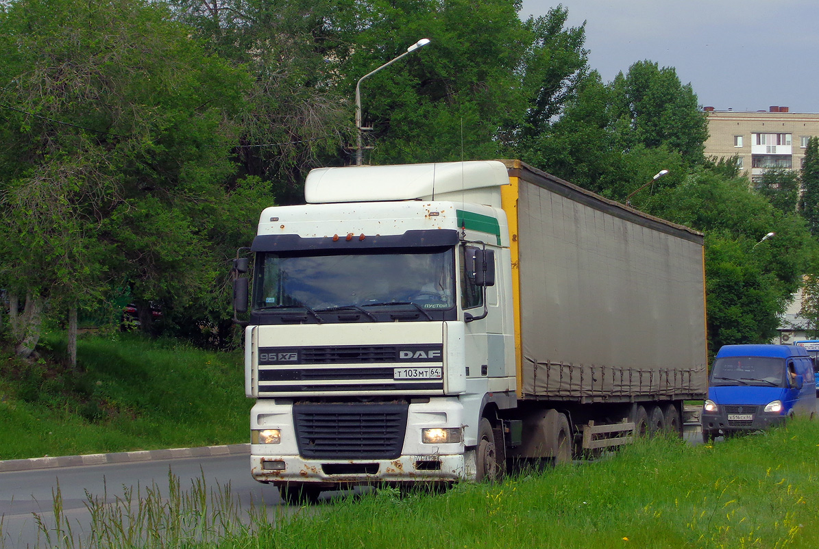 Саратовская область, № Т 103 МТ 64 — DAF 95XF FT