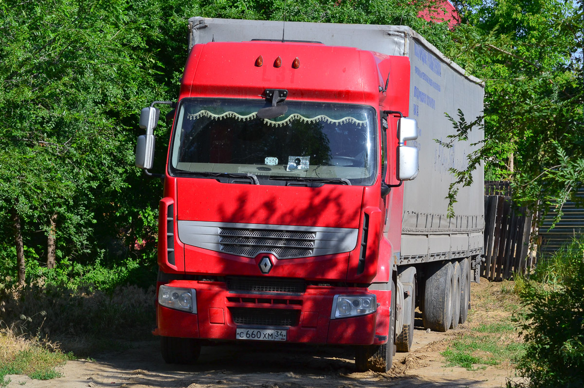 Волгоградская область, № С 660 ХМ 34 — Renault Premium ('2006)