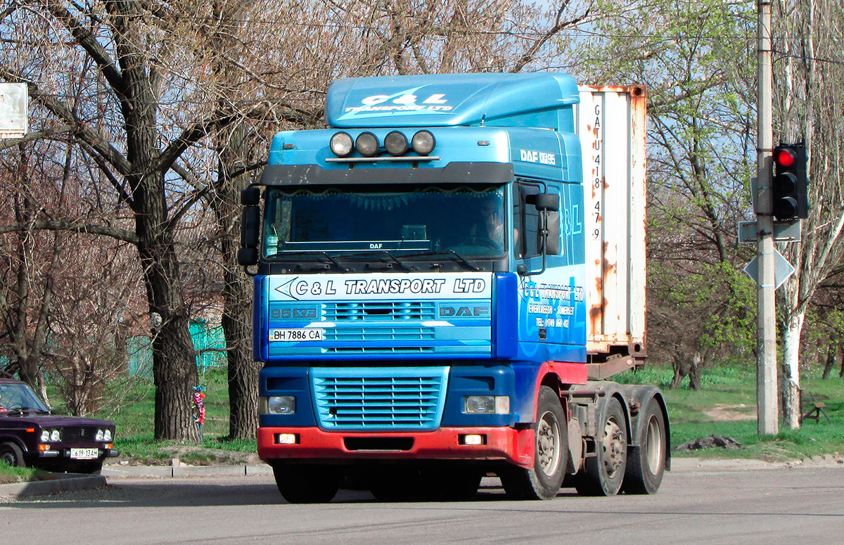 Одесская область, № ВН 7886 СА — DAF 95XF FTG