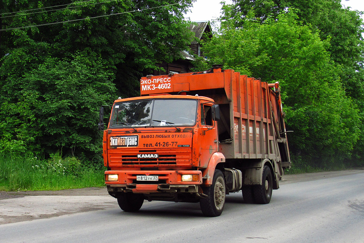 Ивановская область, № Т 812 УК 37 — КамАЗ-53605-15 [53605R]