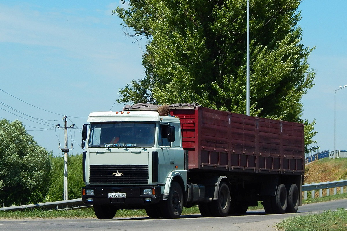 Белгородская область, № С 770 ТК 31 — МАЗ-54329