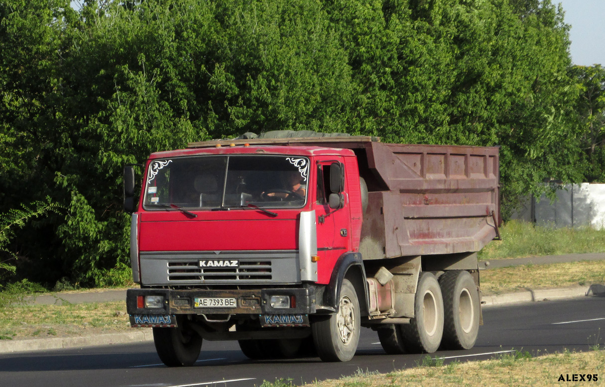 Днепропетровская область, № АЕ 7393 ВЕ — КамАЗ-5511