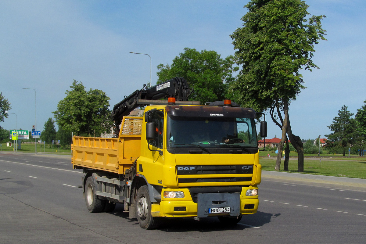 Литва, № HUO 254 — DAF CF65 FA