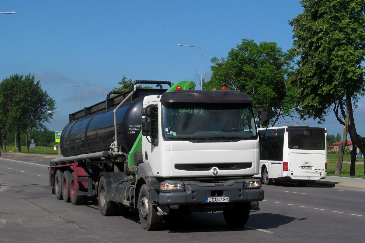 Литва, № JGO 181 — Renault Premium ('2006)