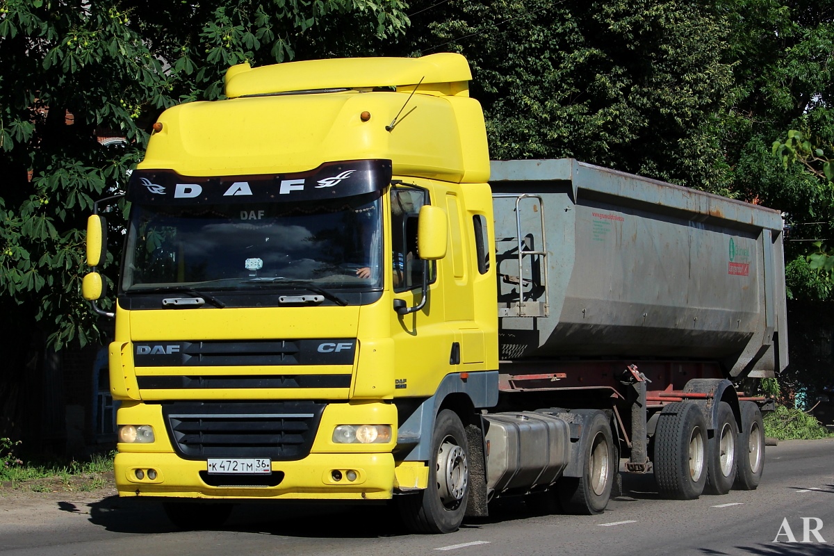 Воронежская область, № К 472 ТМ 36 — DAF CF85 FT