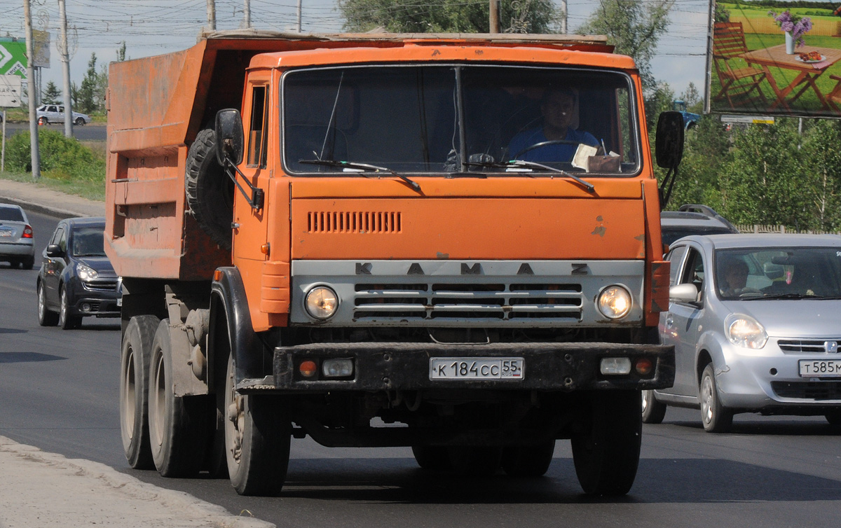 Омская область, № К 184 СС 55 — КамАЗ-5511