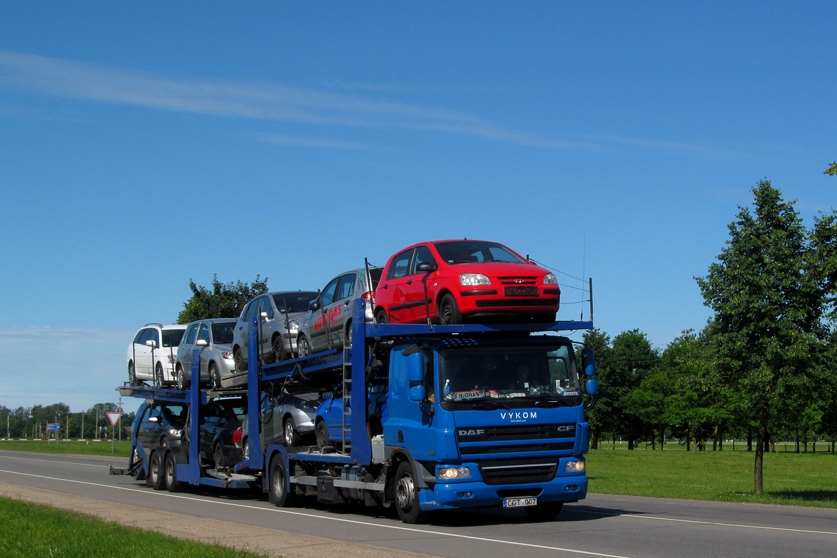 Литва, № CGT 007 — DAF CF75 FA