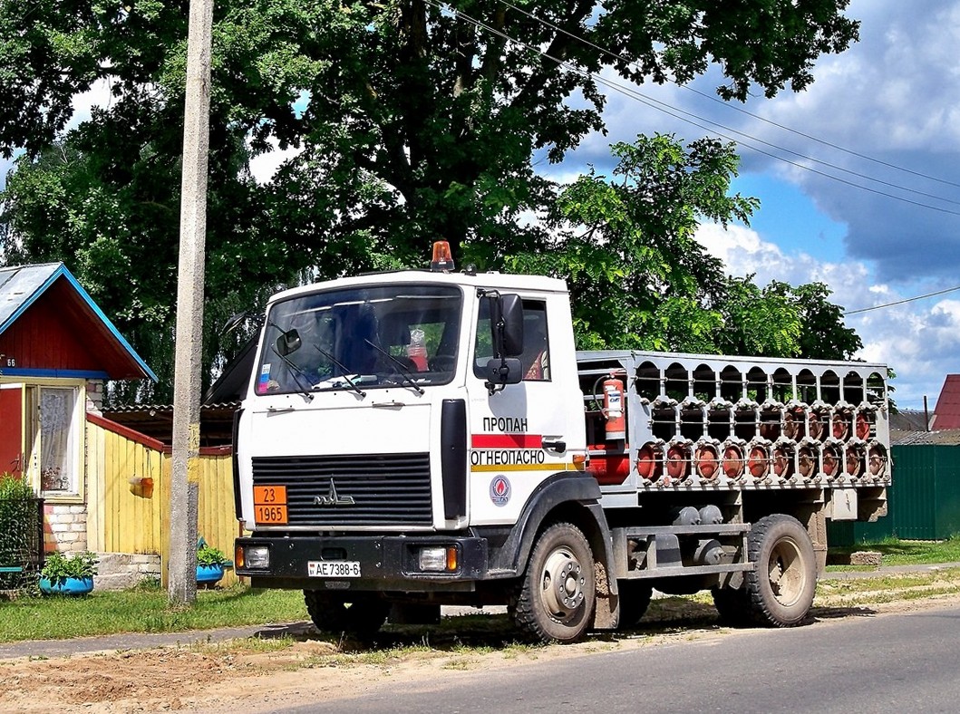 Могилёвская область, № АЕ 7388-6 — МАЗ-4570 (общая модель)