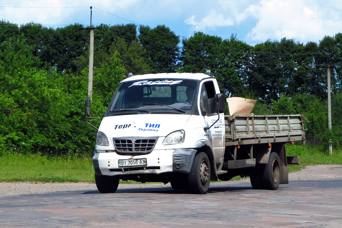 Полтавская область, № ВІ 7058 АХ — ГАЗ-33104 "Валдай"