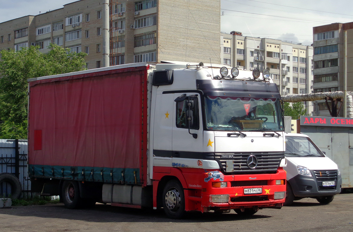 Саратовская область, № М 831 РО 46 — Mercedes-Benz Actros ('1997) 1840