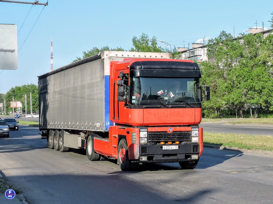 Курганская область, № Е 202 ВУ 45 — Renault Magnum Integral ('1997)