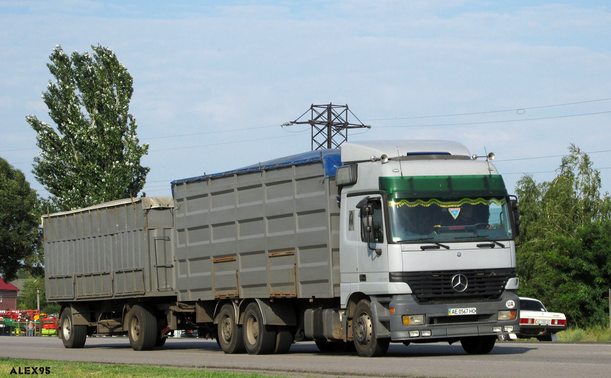 Днепропетровская область, № АЕ 0567 НО — Mercedes-Benz Actros ('1997) 2535