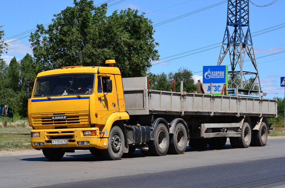 Волгоградская область, № Р 119 МЕ 34 — КамАЗ-65116 [651160]