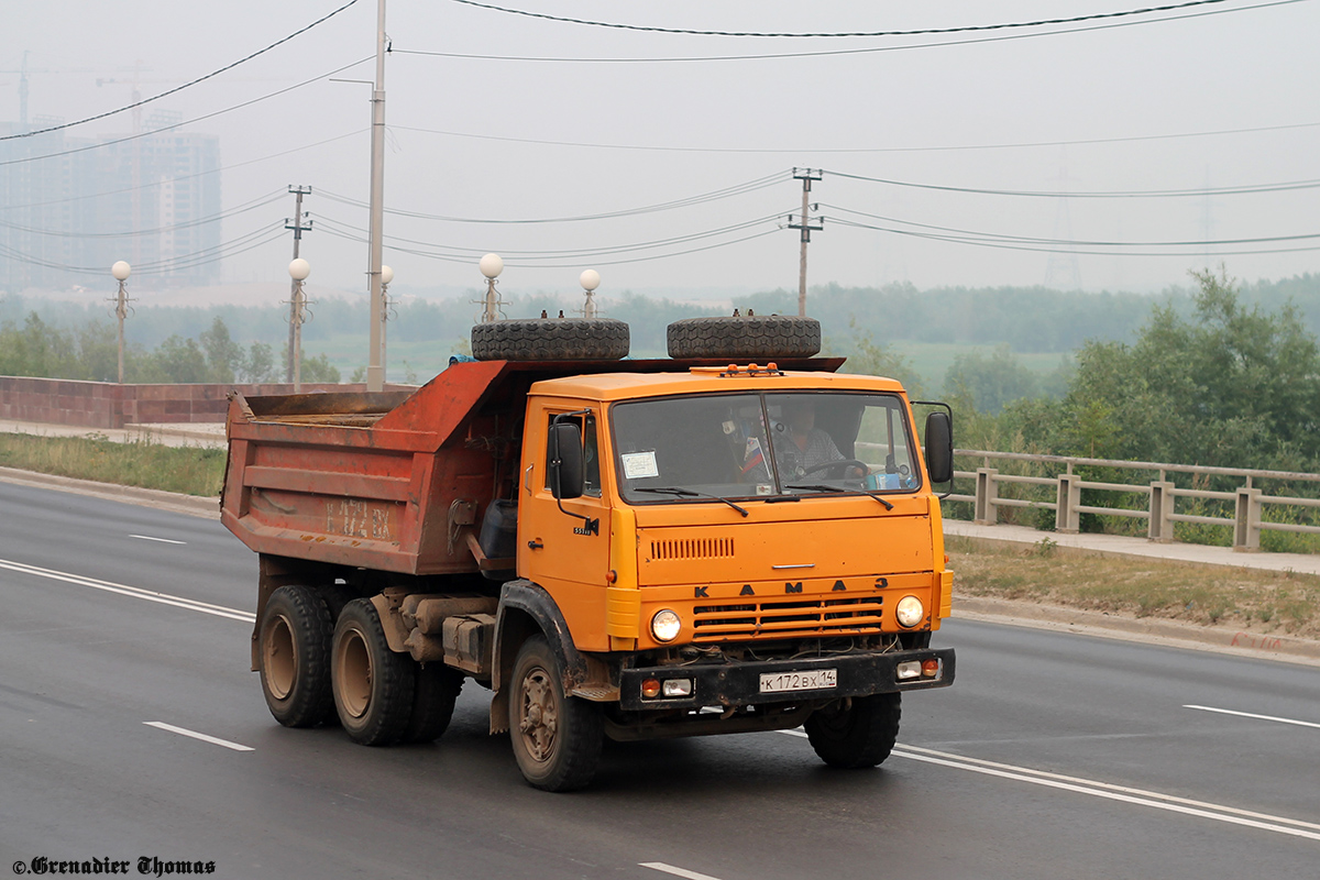 Саха (Якутия), № К 172 ВХ 14 — КамАЗ-55111 [551110]