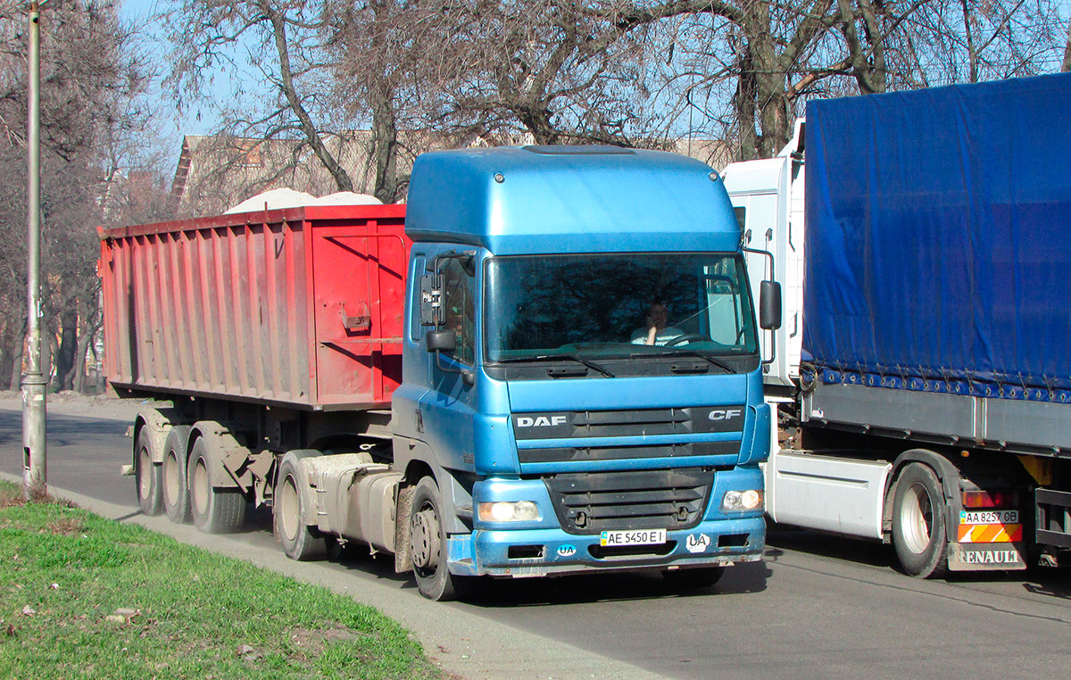 Днепропетровская область, № АЕ 5450 ЕІ — DAF CF85 FT