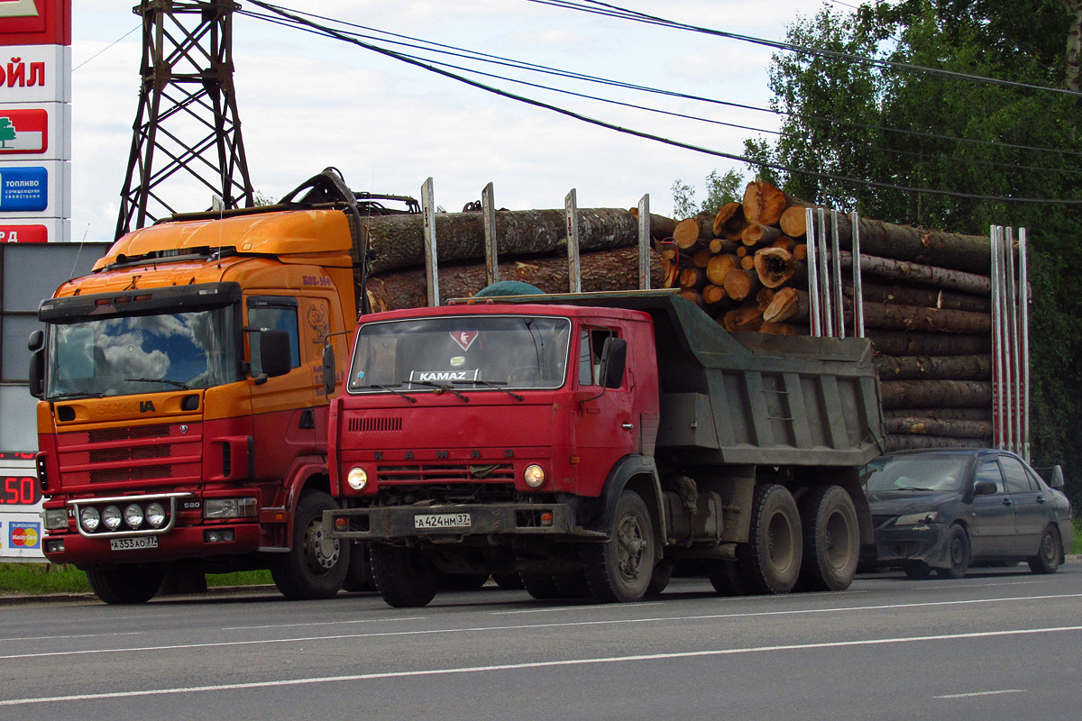 Ивановская область, № А 424 НМ 37 — КамАЗ-5410