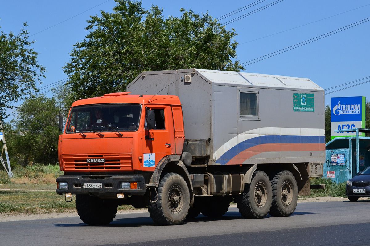 Саратовская область, № Т 856 ХУ 64 — КамАЗ-43118-15 [43118R]