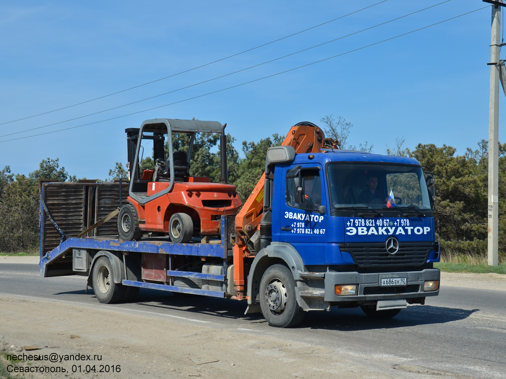 Севастополь, № А 686 ЕК 92 — Mercedes-Benz Atego (общ.м)