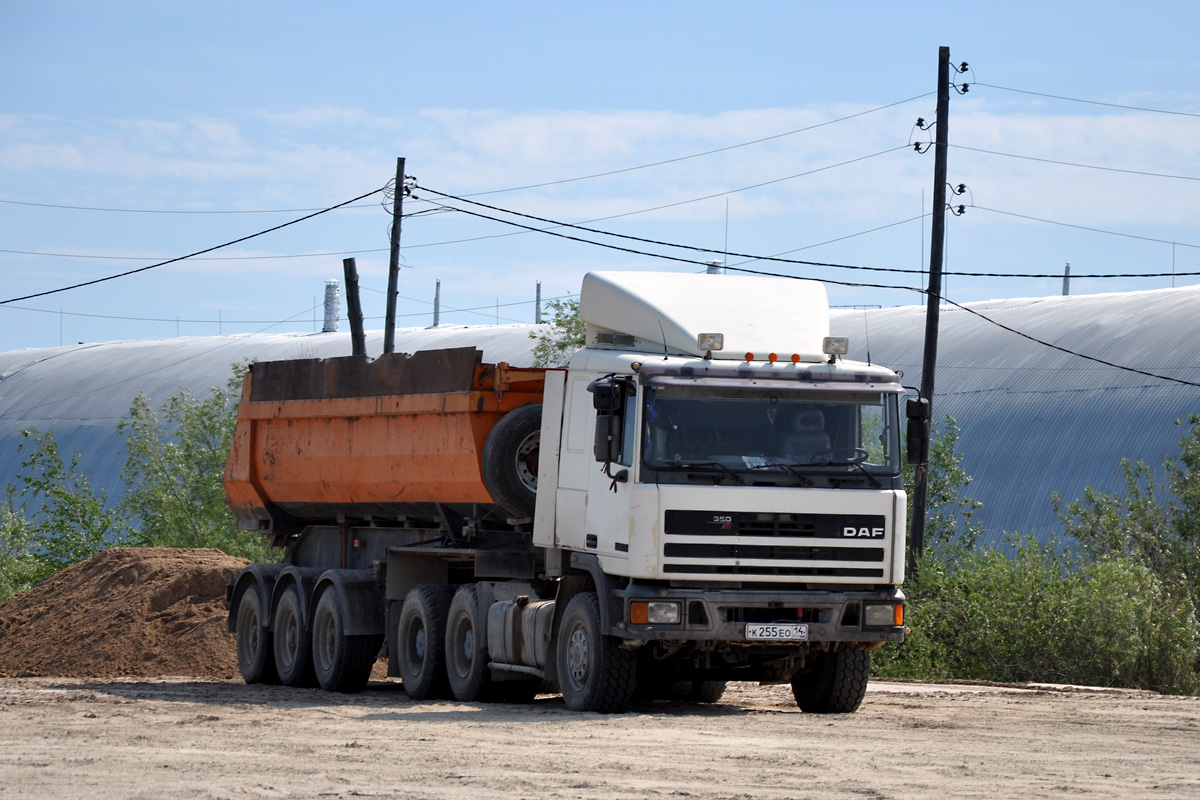 Саха (Якутия), № К 255 ЕО 14 — DAF 95 FTT