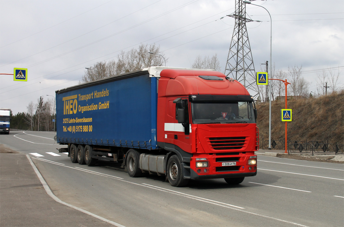 Свердловская область, № Т 308 НР 96 — IVECO Stralis ('2002) 430