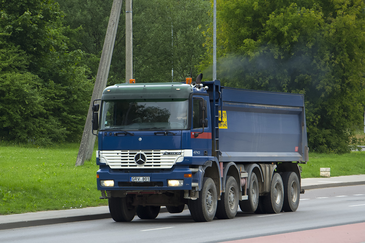 Литва, № GRV 801 — Mercedes-Benz Actros ('1997)