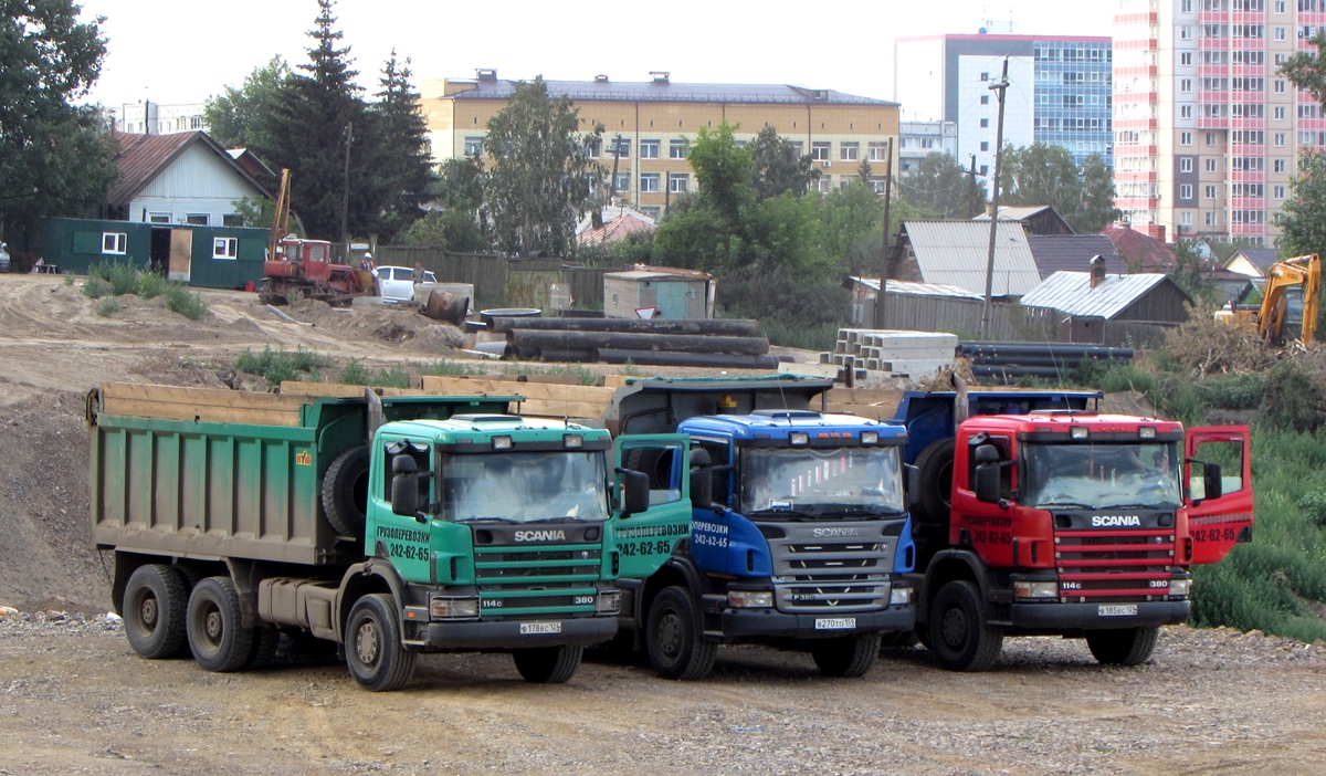 Красноярский край, № В 178 ВС 124 — Scania ('1996) P114C; Красноярский край — Разные фотографии (Автомобили)