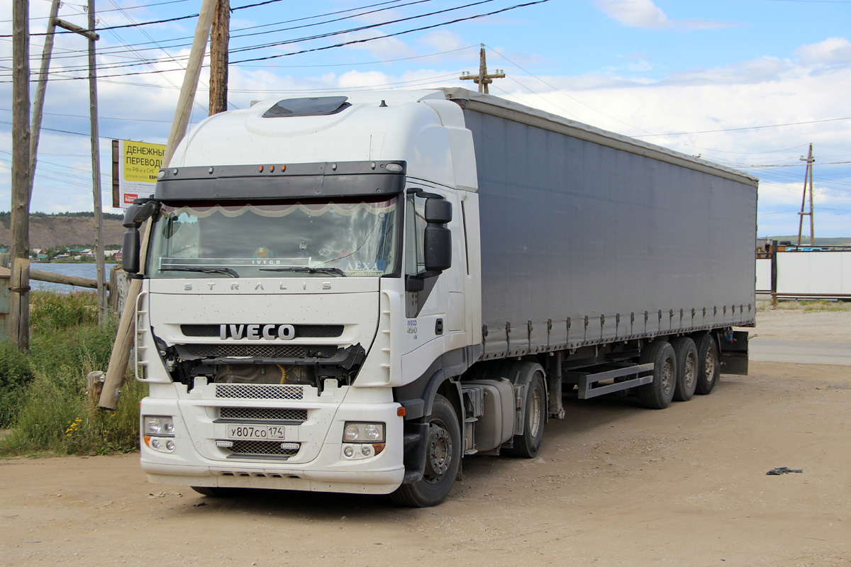 Челябинская область, № У 807 СО 174 — IVECO Stralis ('2007) 450