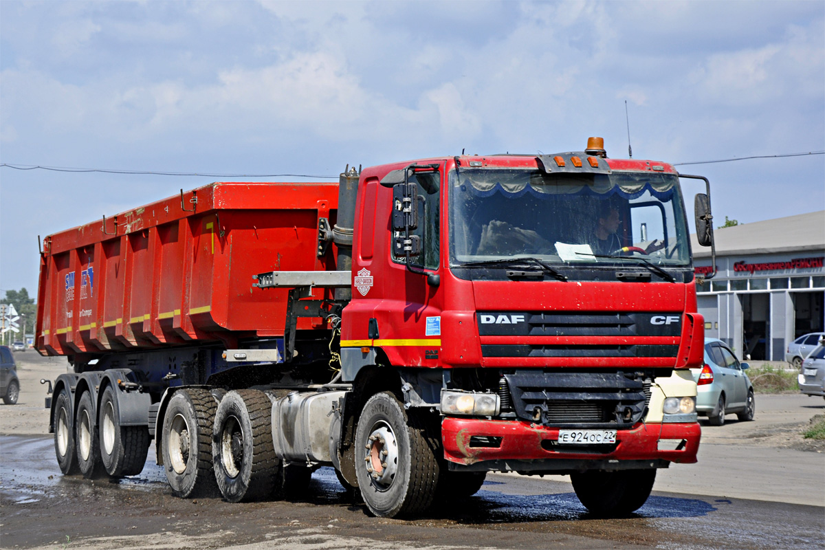 Алтайский край, № Е 924 ОС 22 — DAF CF85 FTT