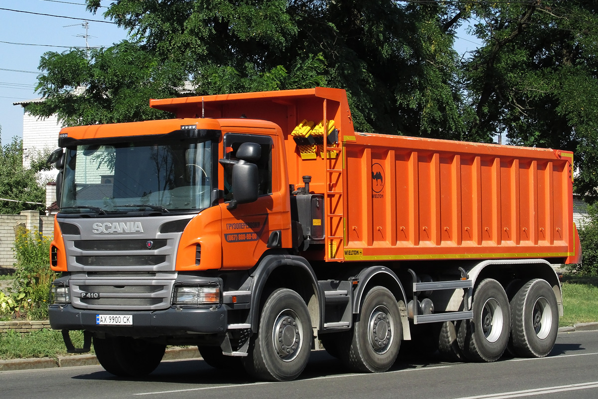 Харьковская область, № АХ 9900 СК — Scania ('2011) P410