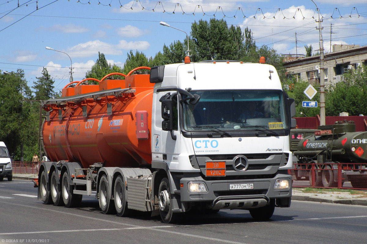 Волгоградская область, № А 777 ОМ 134 — Mercedes-Benz Actros '09 1841 [Z9M]