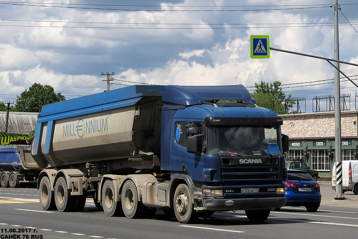 Москва, № С 126 ОВ 777 — Scania ('1996) P114G