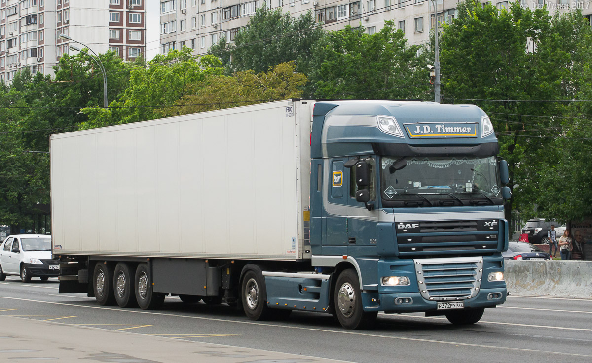 Москва, № Р 372 РУ 777 — DAF XF105 FT