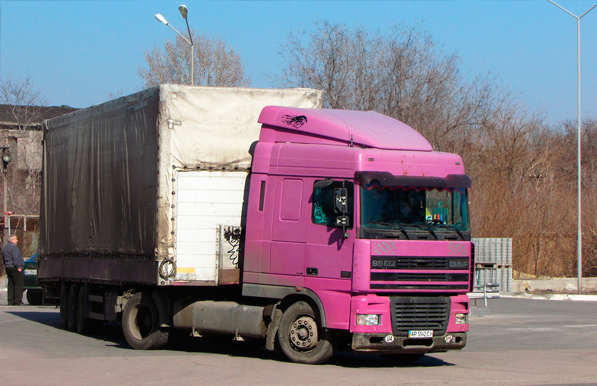 Запорожская область, № АР 5542 СІ — DAF 95XF FT