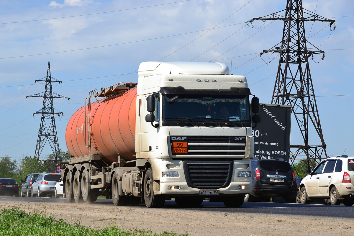 Саратовская область, № А 091 МК 164 — DAF XF105 FT