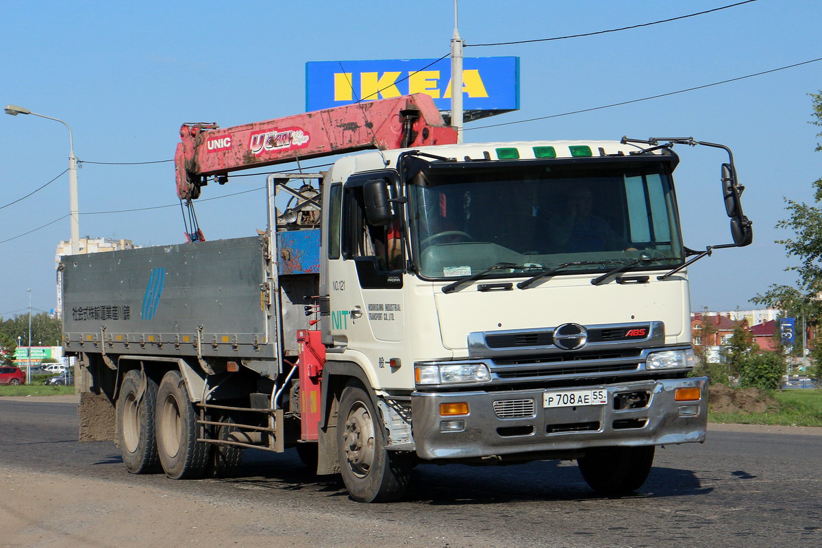 Омская область, № Р 708 АЕ 55 — Hino Profia