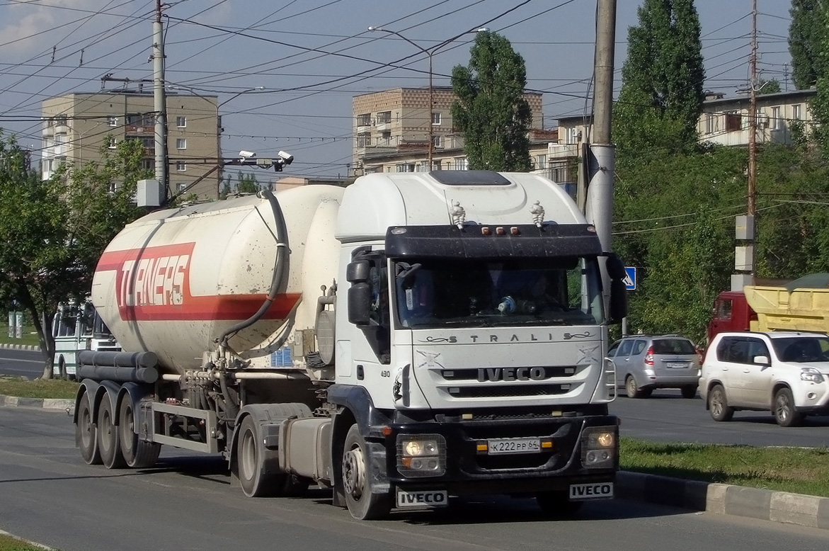 Саратовская область, № К 222 РР 64 — IVECO Stralis ('2007) 430