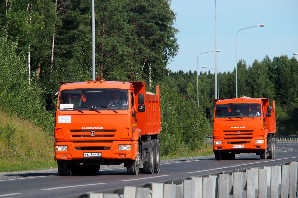 Ханты-Мансийский автоном.округ, № А 618 АА 86 — КамАЗ-65115-N3; Ханты-Мансийский автоном.округ, № М 044 АТ 186 — КамАЗ-65115-L4