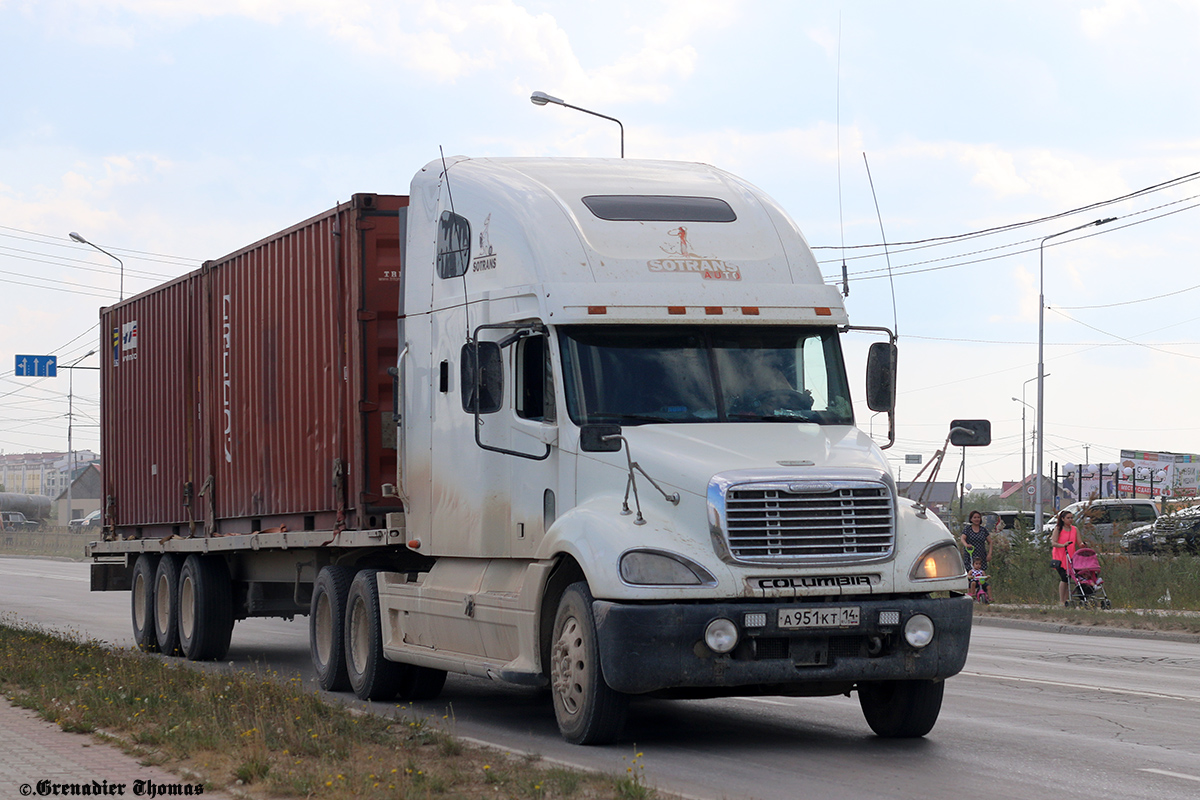 Саха (Якутия), № А 951 КТ 14 — Freightliner Columbia