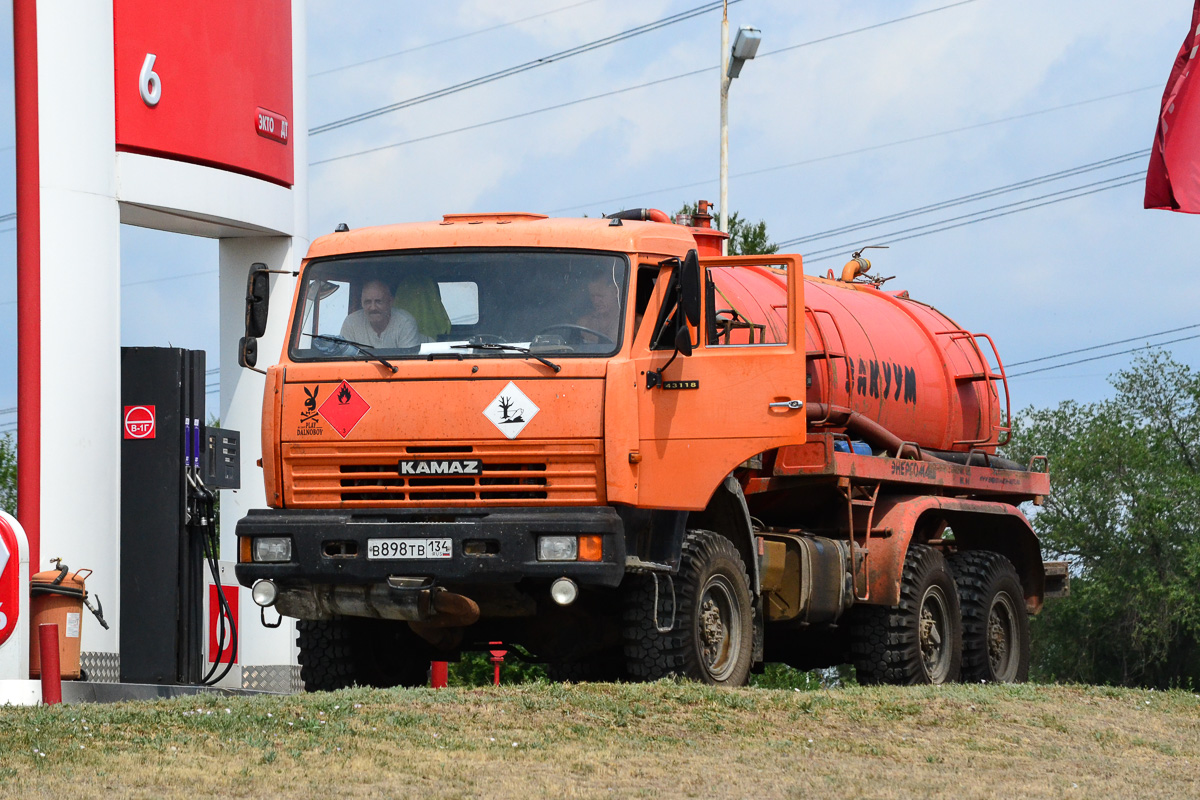 Волгоградская область, № В 898 ТВ 134 — КамАЗ-43118-10 [43118K]