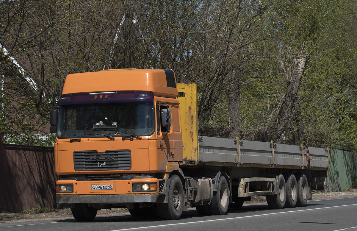 Калужская область, № О 096 ВО 40 — MAN F2000 (общая модель)