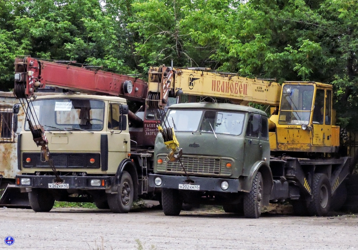 Курганская область, № К 262 КР 45 — МАЗ-5337 [533700]; Курганская область, № Н 202 КМ 45 — МАЗ-5334