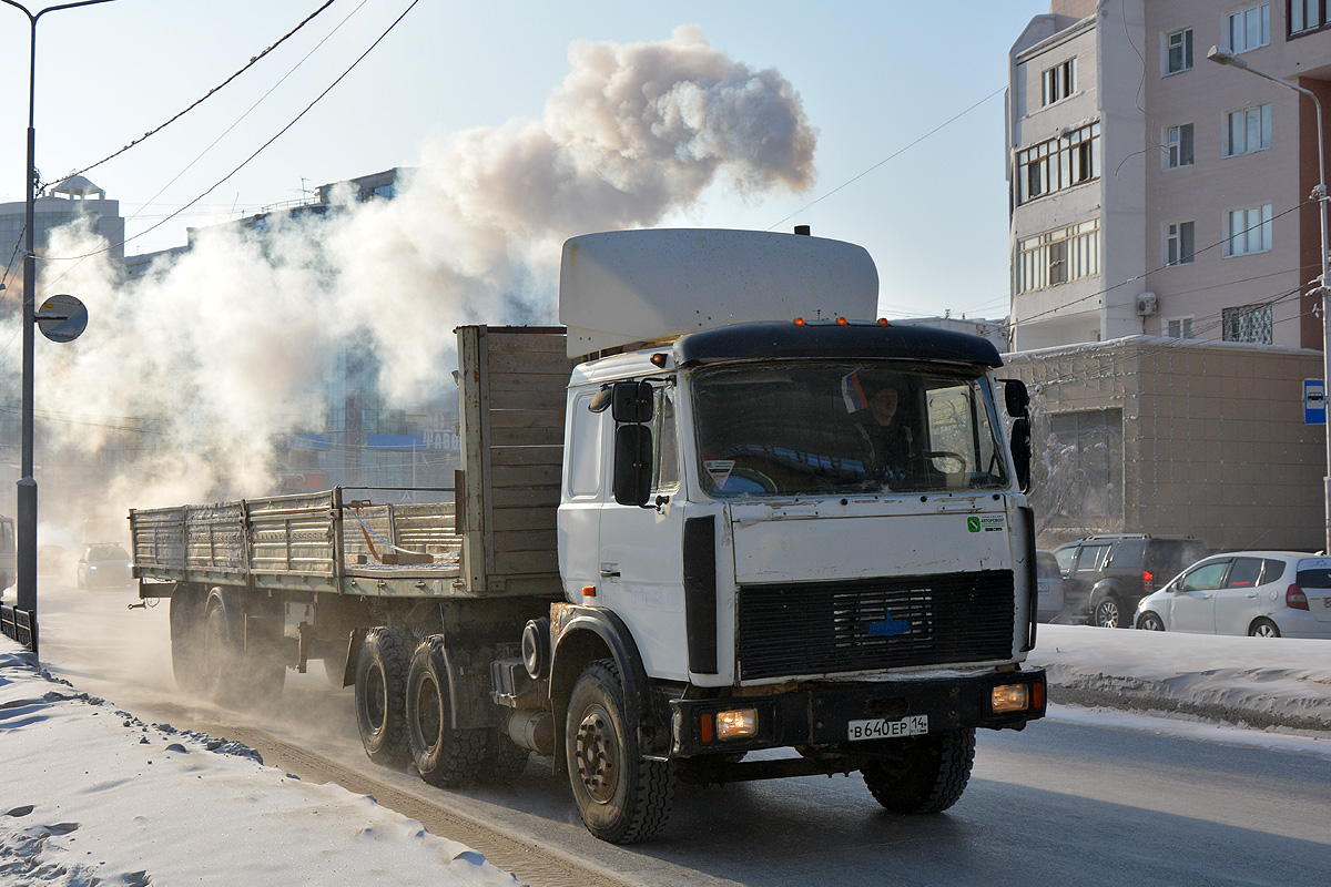 Саха (Якутия), № В 640 ЕР 14 — МАЗ-6422 (общая модель)